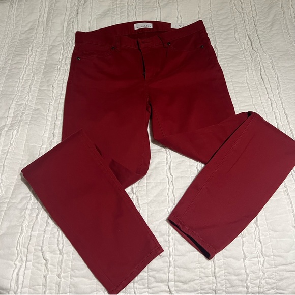 The Loft red “leggings”. Skinny fit NWT. - Picture 2 of 7